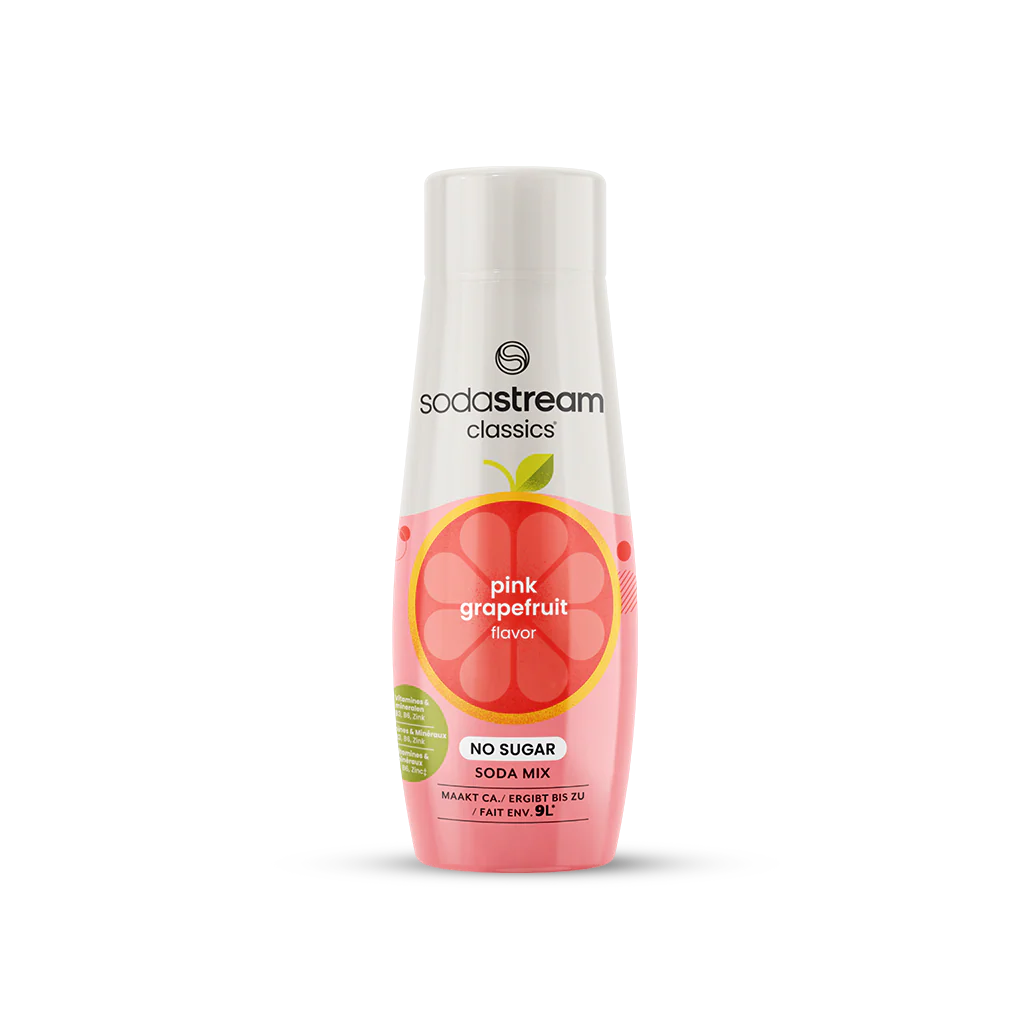 SodaStream Classics - Fruit Flavours - Pink Grapefruit Zero